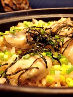 超シンプル!土鍋で牡蠣の炊き込みごはん-レシピのメイン写真