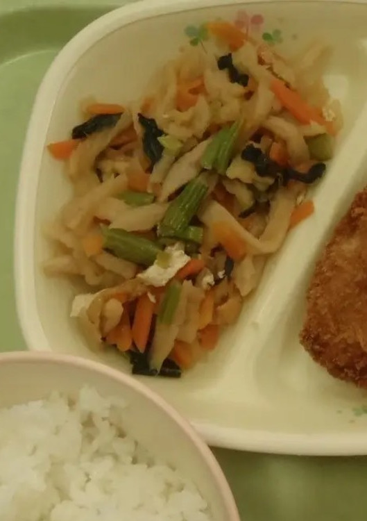 【坂下町学校給食】切り干し大根煮-レシピのメイン写真