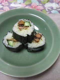 サンマのかば焼き缶で海苔巻-レシピのメイン写真
