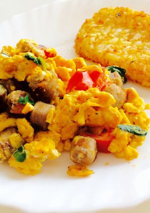 ベジー・スクラブルエッグ-レシピのメイン写真