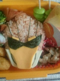 キャラ弁☆ジュウオウイーグル☆レッド-レシピのメイン写真