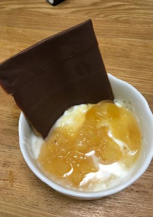 朝食に ゆずヨーグルトチョコレート-レシピのメイン写真