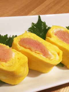 明太子入り卵焼き-レシピのメイン写真