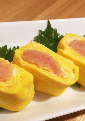 明太子入り卵焼き-レシピのメイン写真