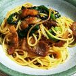 豚ばら肉ガッツリ和風パスタ