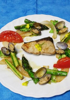 春野菜と魚のポワレ-レシピのメイン写真