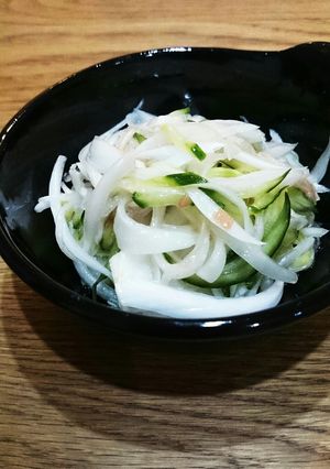 サラダ玉ねぎの梅酢和え-レシピのメイン写真