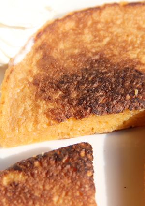 フライの残った衣で作る　簡単パンケーキ-レシピのメイン写真