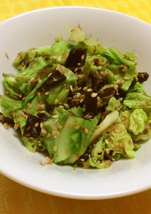 新(春)キャベツの昆布和え-レシピのメイン写真