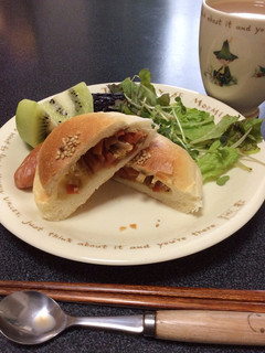 食物繊維たっぷり♪きんぴらごぼうパン-レシピのメイン写真