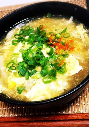 生姜とあんであったか簡単たまごうどん✨-レシピのメイン写真