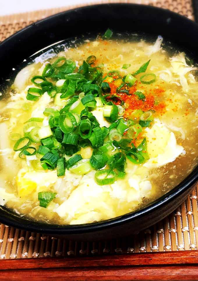 生姜とあんであったか簡単たまごうどん✨-レシピのメイン写真