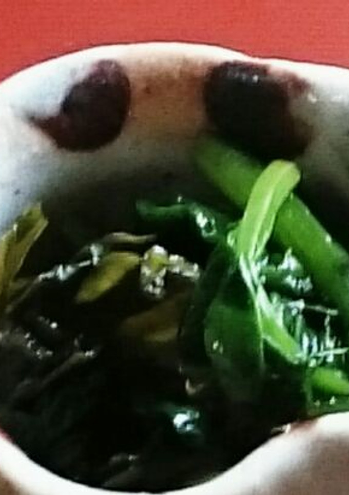 ほうれん草とワカメのお浸し-レシピのメイン写真