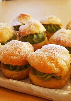 抹茶のシュークリーム-レシピのメイン写真