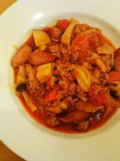 お野菜たっぷりキャベツで簡単トマト煮-レシピのメイン写真