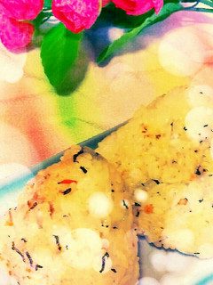 時短、材料3つのお茶漬けの素で焼おにぎり-レシピのメイン写真
