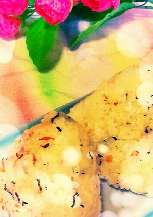 時短、材料３つのお茶漬けの素で焼おにぎり-レシピのメイン写真