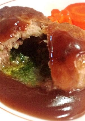挽肉のステツキー新鮮な牛酪と紫蘇ソウス-レシピのメイン写真