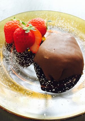 大きな大きなチョコアイス♪-レシピのメイン写真