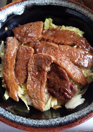 焼肉の残ったお肉で♪焼肉丼♫-レシピのメイン写真