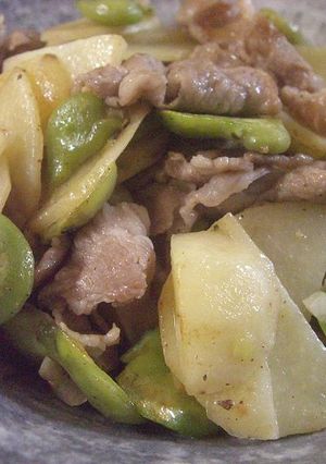 そらまめと新じゃがのシャキシャキ炒め-レシピのメイン写真