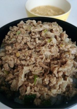 肉みそ肉丼！-レシピのメイン写真