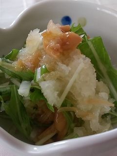 水菜のみぞれなめ茸-レシピのメイン写真