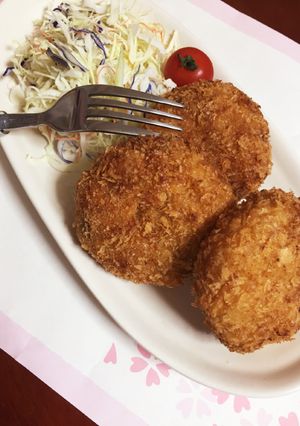 簡単リメイク♡ハヤシライスコロッケ♡-レシピのメイン写真