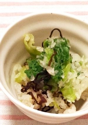 レタスと大根おろしの塩昆布和え-レシピのメイン写真