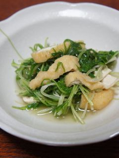 水菜と油揚げの煮物-レシピのメイン写真