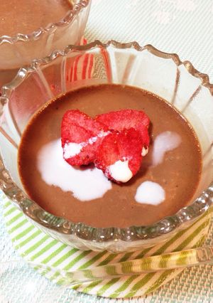 簡単♥️なめらかリッチチョコプリン-レシピのメイン写真