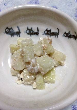 大根とカッテージチーズの金山寺味噌あえ-レシピのメイン写真