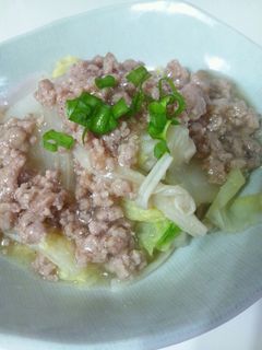 鍋の残りで♪白菜の挽き肉餡掛け-レシピのメイン写真