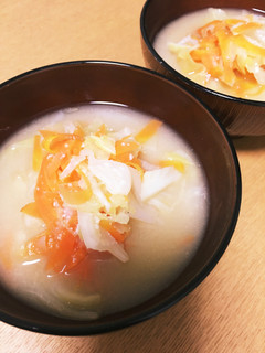 お野菜たっぷりお味噌汁-レシピのメイン写真