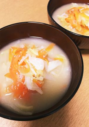 お野菜たっぷりお味噌汁-レシピのメイン写真
