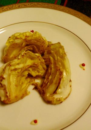 きゃべつのアンチョビマヨ焼き-レシピのメイン写真