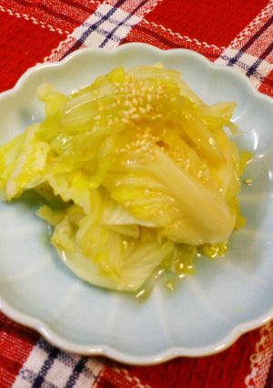 キャベツのさっと煮　ごま風味-レシピのメイン写真