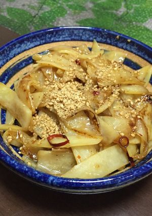 冷めても美味しい！じゃがだけキンピラ-レシピのメイン写真