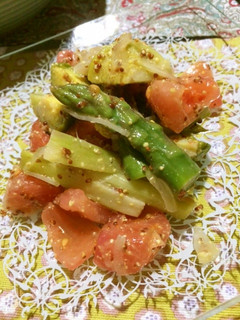 春野菜とトマトのマスタードマリネ-レシピのメイン写真