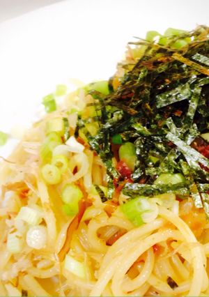 ヤマキ割烹白だしで簡単サッパリ梅パスタ。-レシピのメイン写真