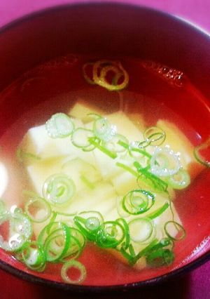 簡単☆卵豆腐のお吸い物-レシピのメイン写真
