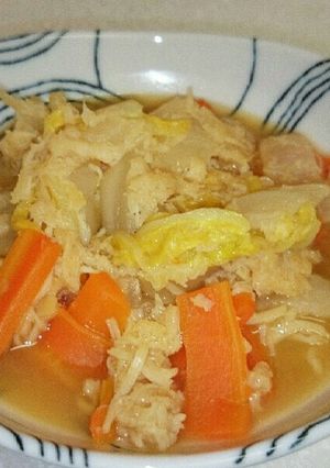 【潰瘍性大腸炎】野菜のホタテ缶煮-レシピのメイン写真