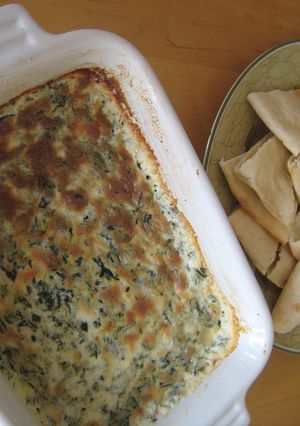 混ぜて焼くだけ　ホウレン草のディップ-レシピのメイン写真