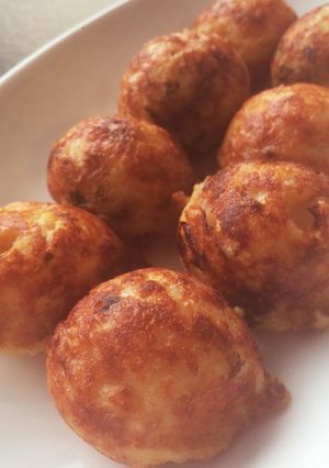 着色料はいや！体に優しいカリとろたこ焼き-レシピのメイン写真