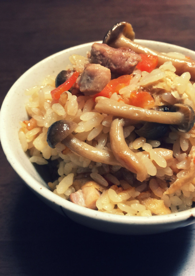 しめじと鶏肉の炊き込みご飯♪-レシピのメイン写真