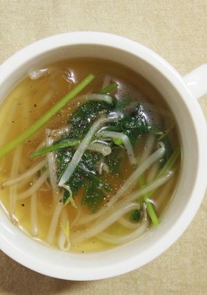 パクチーのスープ-レシピのメイン写真