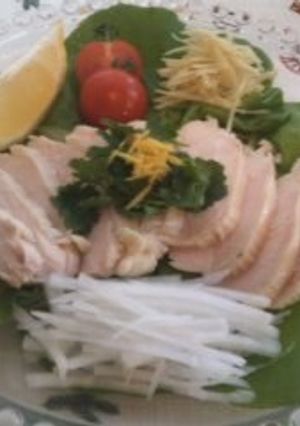 中国風しっとりむね肉のスライス-レシピのメイン写真