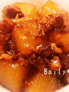 大根とブリの中骨煮♬-レシピのメイン写真