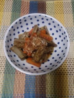 ゴボウ甘辛煮★-レシピのメイン写真