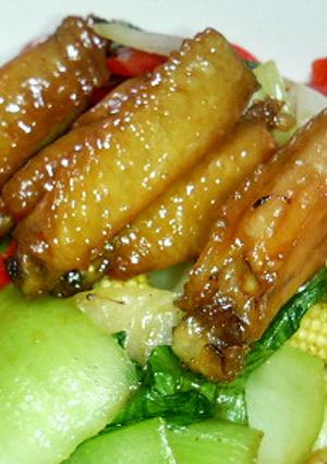野菜摂ろう!手羽先と一緒に♪-レシピのメイン写真
